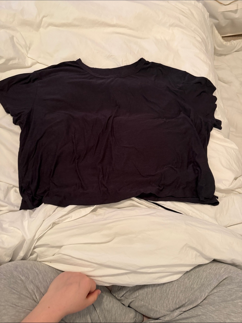 Old Navy Black Short Sleeve Crewneck Tee